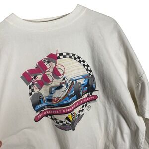 Vintage Indy 500 The Greatest Spectacle In Racing Graphic Sweatshirt White 1987‎
